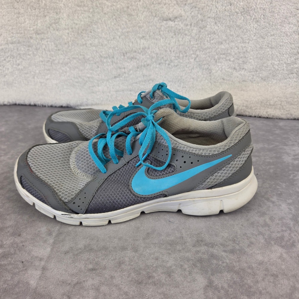 Nike Flex Experience RN 2 Grey Blue Running Shoes 599164-004 Mens 10